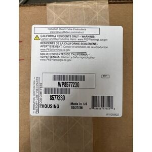 Whirlpool Housing Appliance‎ Part WP8577230 Brown Factory Certified New